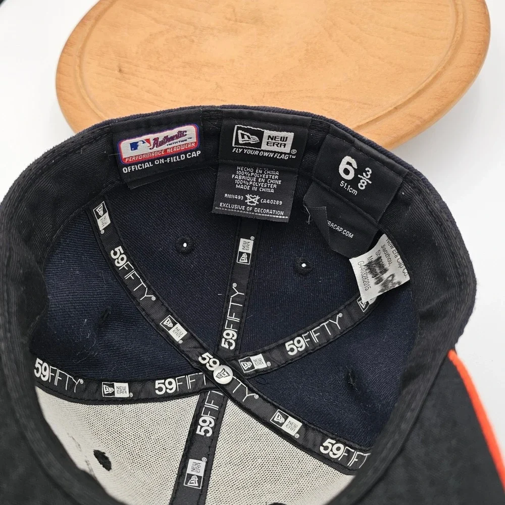 New Era 59FIFTY Houston‎ Astros Official On-Field Fitted Cap Navy Orange